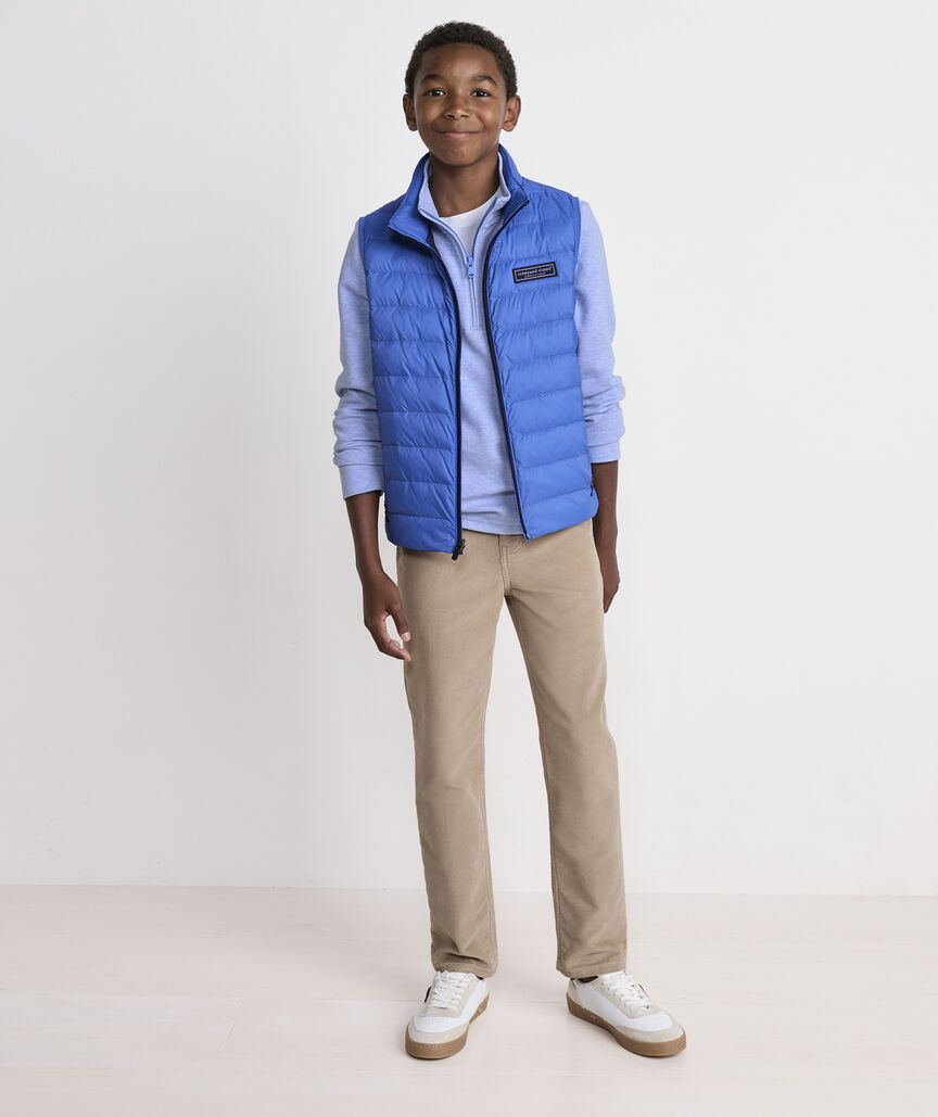 Boys' Stretch Terry Cord 5-Pocket Pants