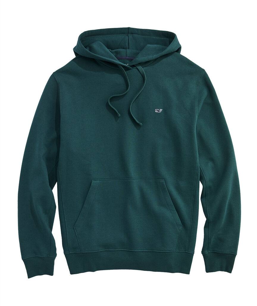 OUTLET Whale Embroidered Brushed Terry Hoodie