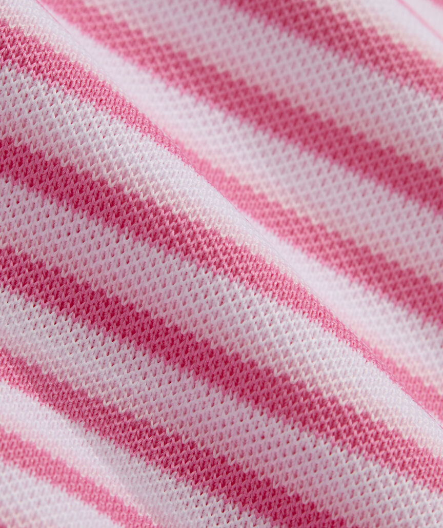 Performance Pique Striped Sankaty Polo
