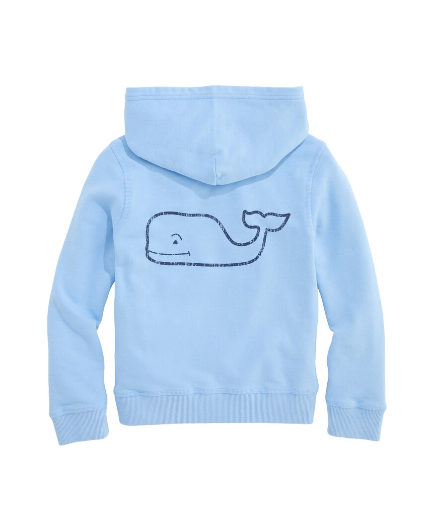 OUTLET Boys' Terry Vintage Whale Hoodie