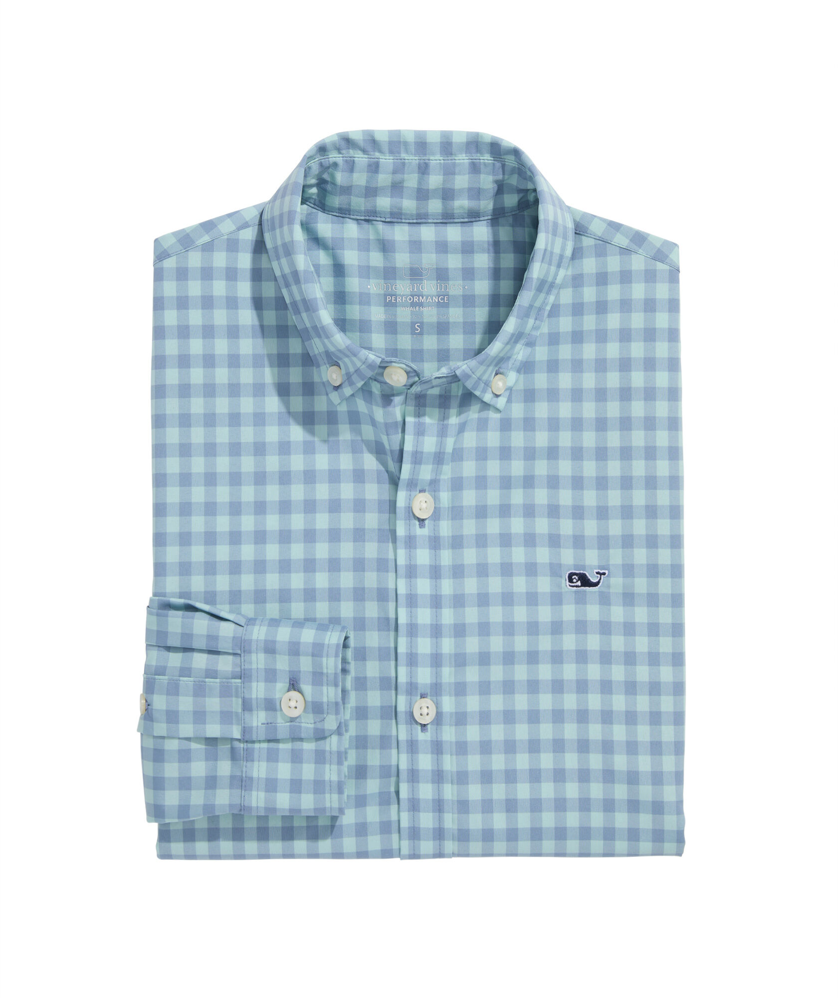 OUTLET Boys' Performance Nylon Gingham Shirt