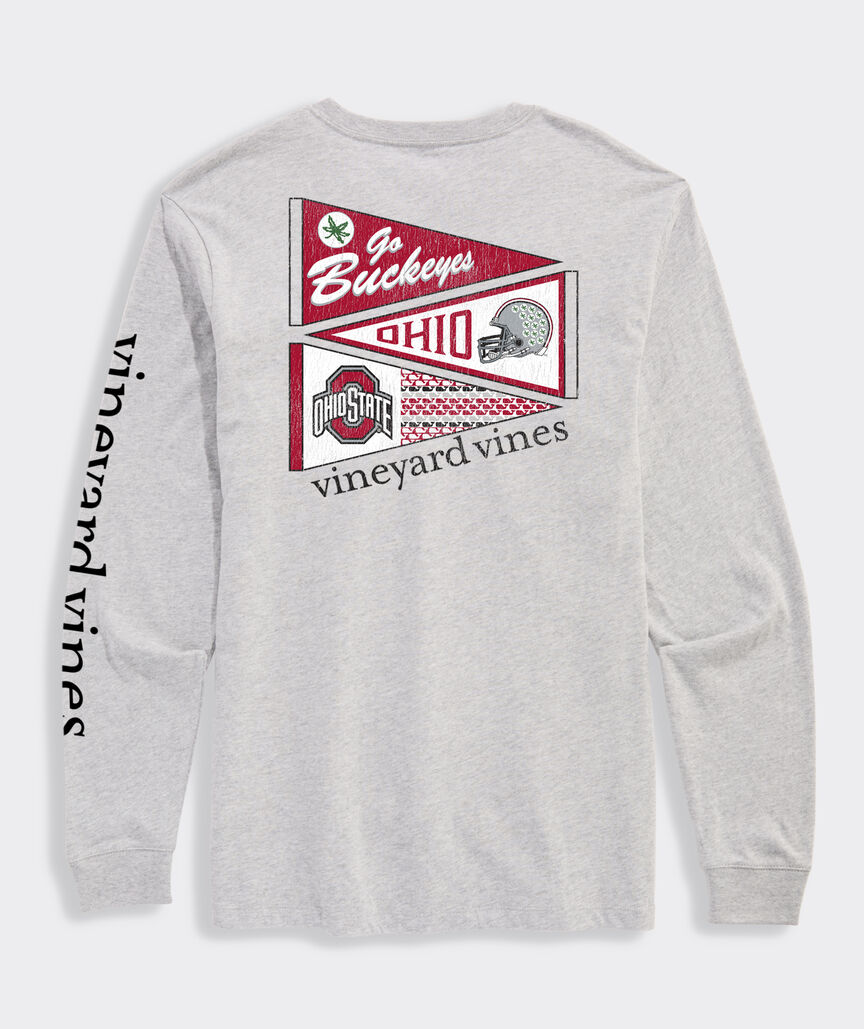 The Ohio State University Pennants Short-Sleeve Pocket Tee