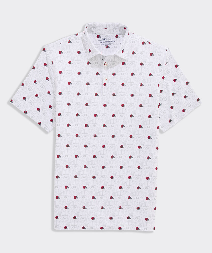 University of Georgia Men's Printed Sankaty Polo