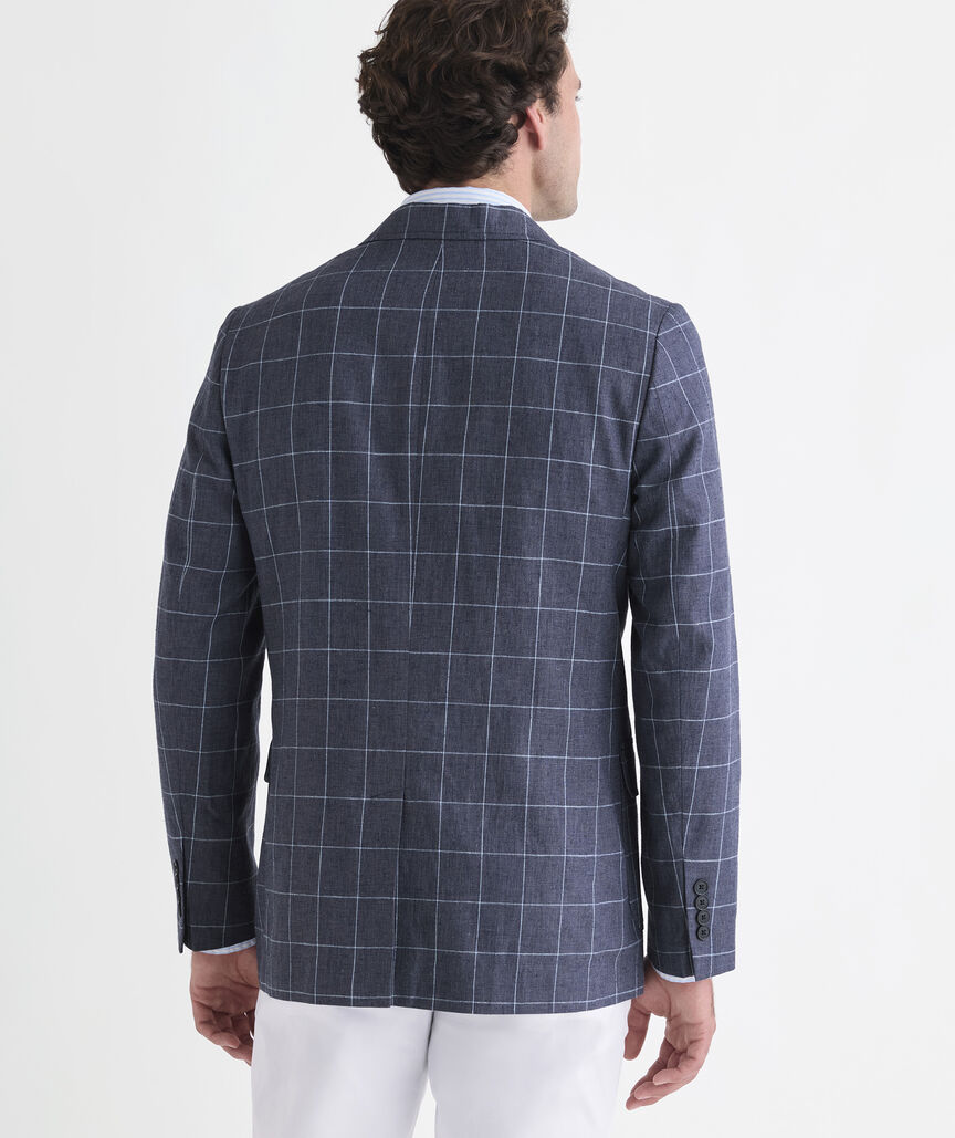 Schooner Windowpane Vos Sport Coat