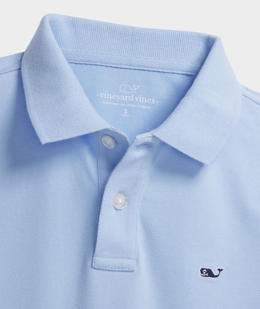 OUTLET Boys' Stretch Pique Polo