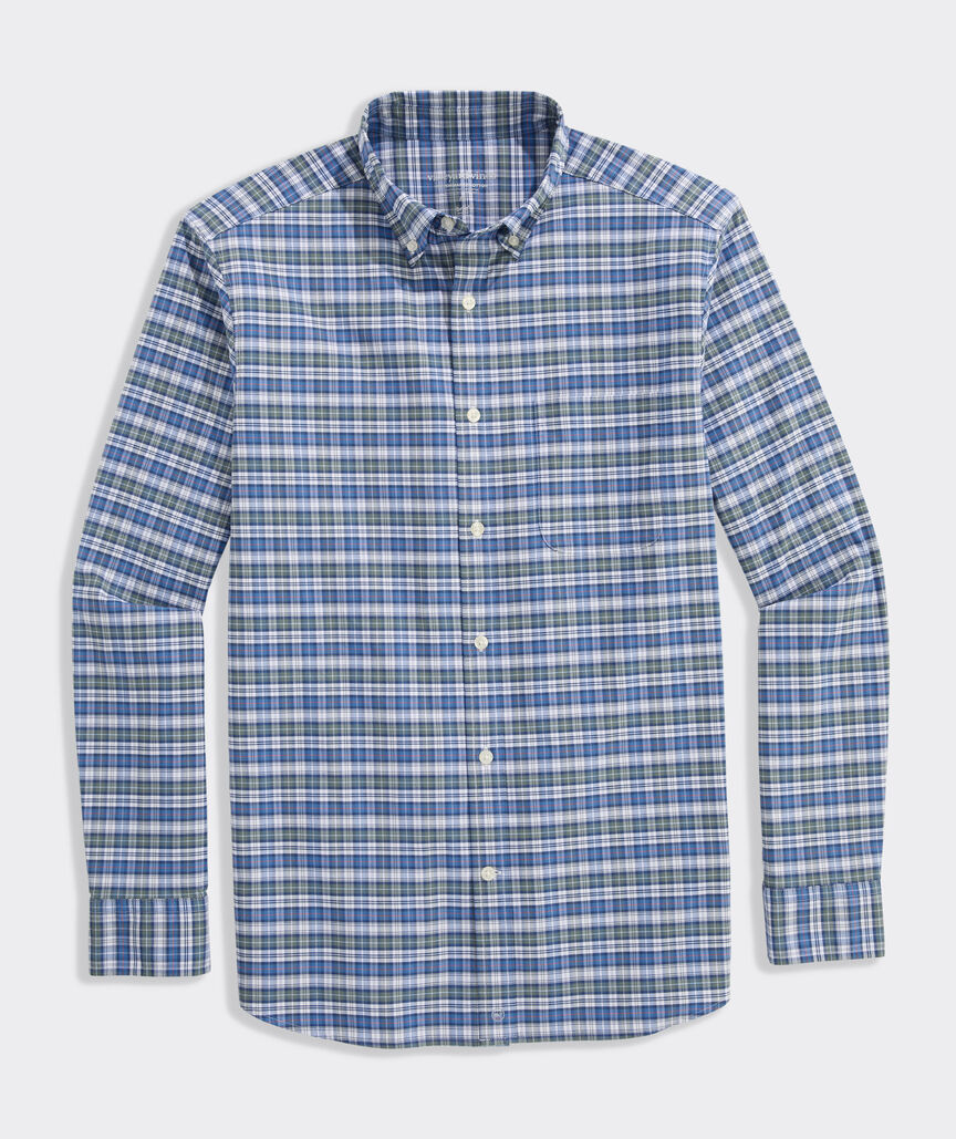 Performance Cotton Faraway Plaid Shirt