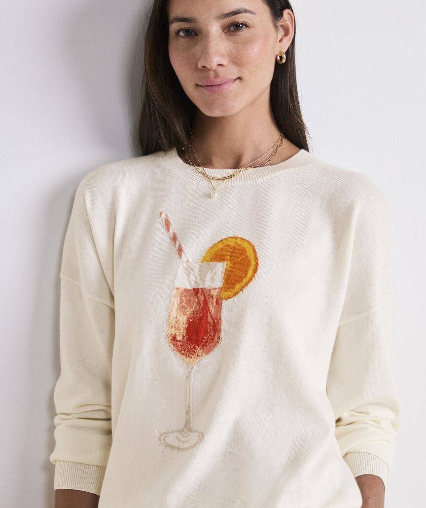 Spritz Intarsia Crewneck Sweater