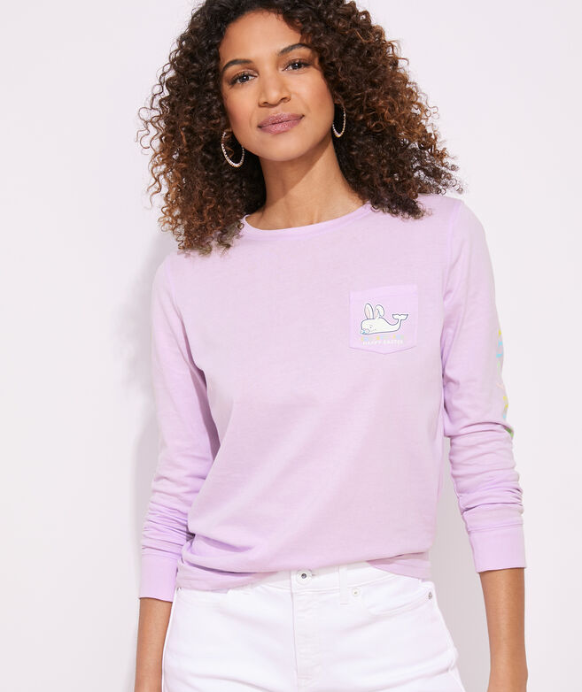 Women's Long-Sleeve Easter Icon Whale Tee