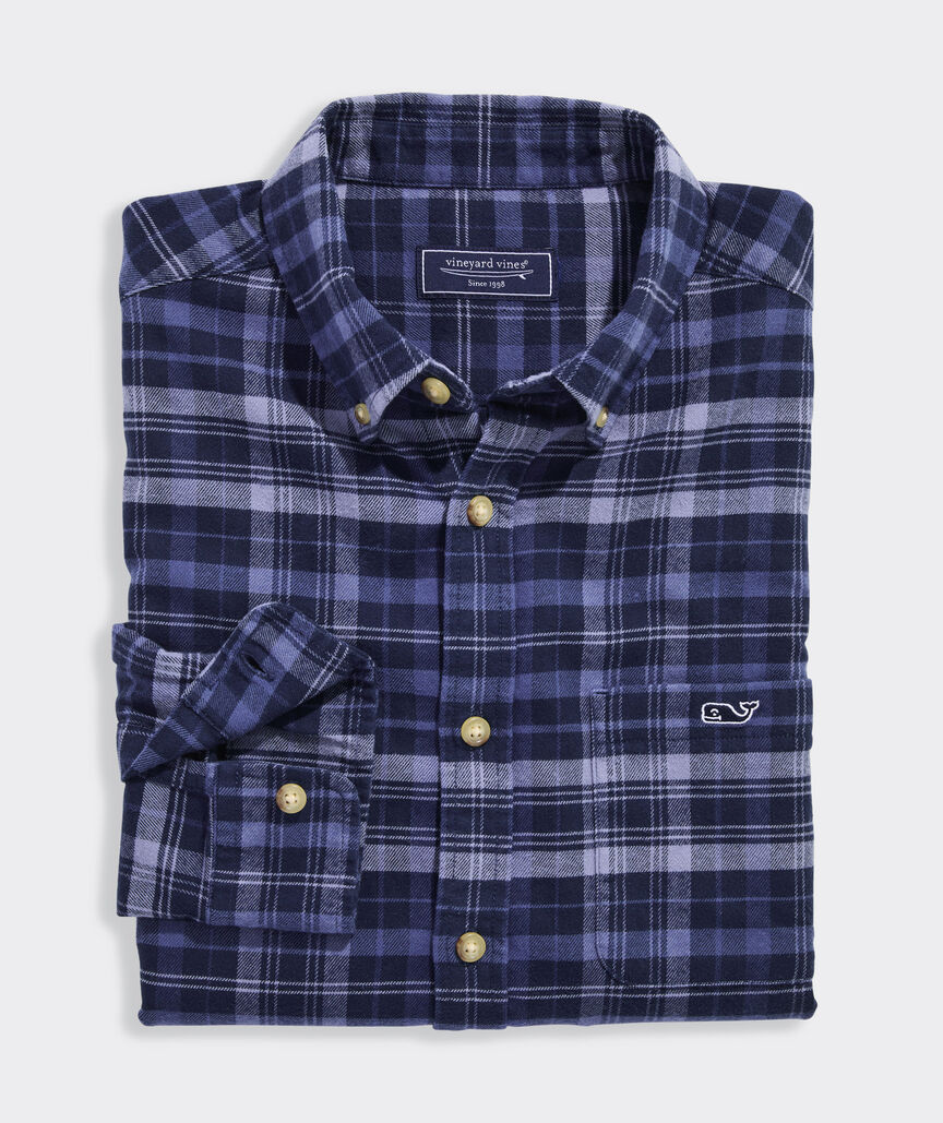 Polar Plaid Vineyard Flannel Shirt