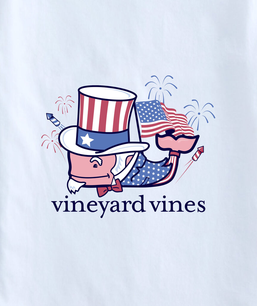 OUTLET Boys' Uncle Sam Whale Short-Sleeve Pocket Tee