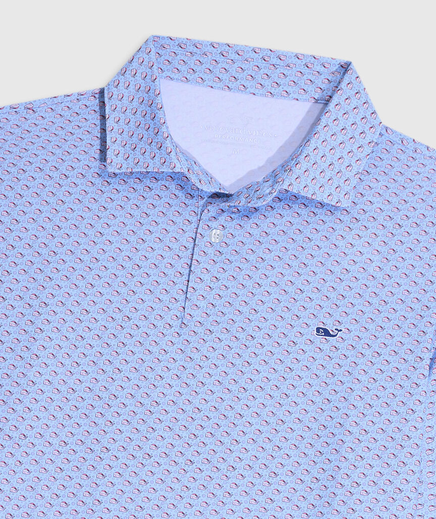 OUTLET Performance Santa Whale Polo