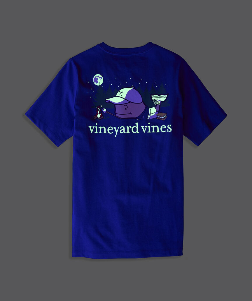Boys' Glow-In-The-Dark Camper Whale Short-Sleeve Pocket Tee