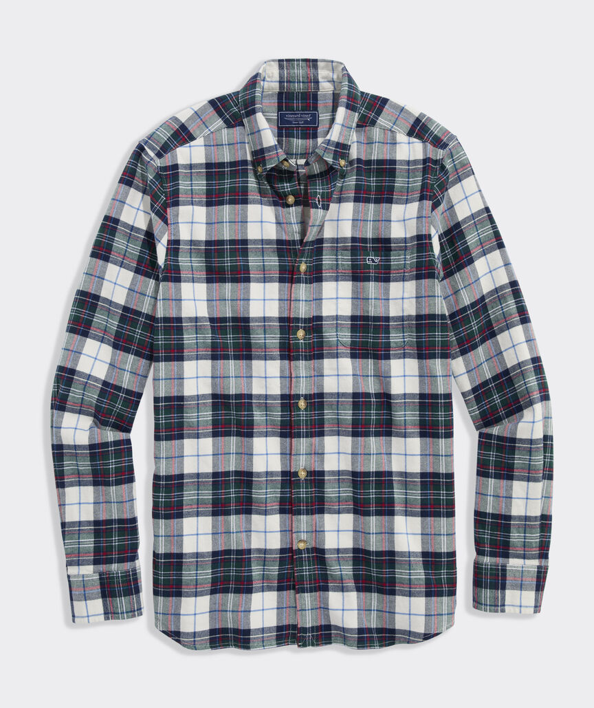 Birch Plaid Vineyard Flannel Shirt
