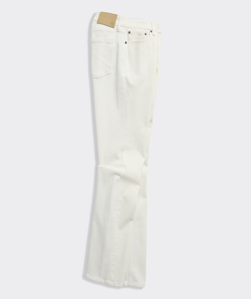 Slim Straight Ecru Jeans