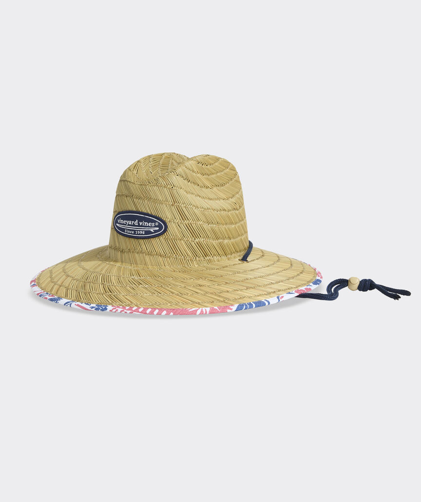 Surf Patch Island Woodblock Lifeguard Hat