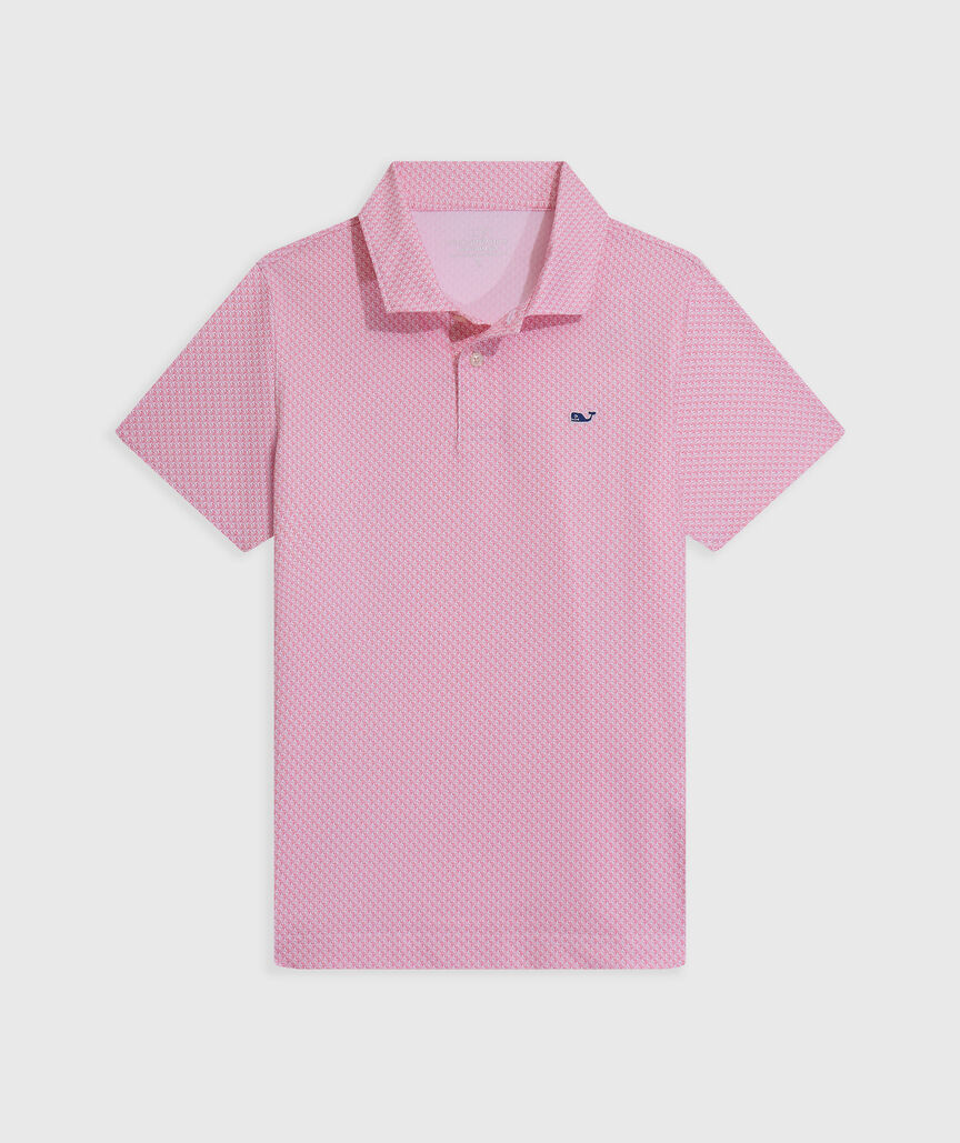 OUTLET Boys' Golf Whale Performance Polo