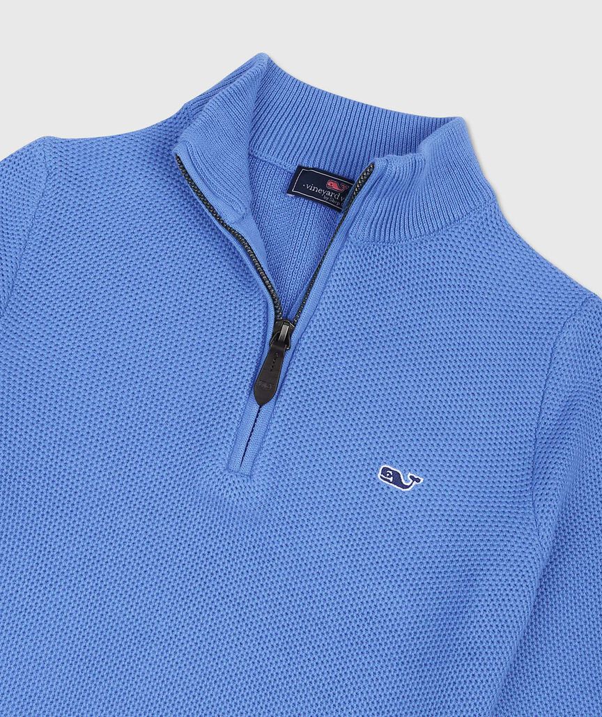 OUTLET Boys' Honeycomb Quarter-Zip
