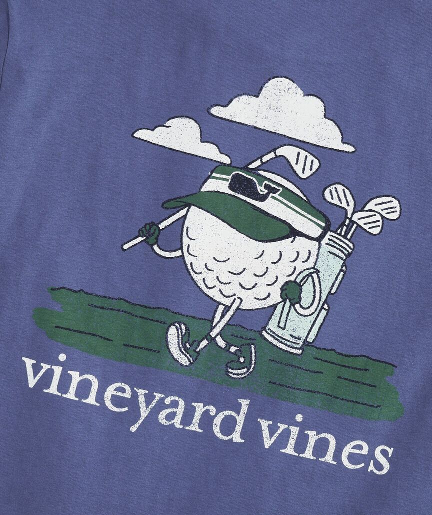 Drive Fast and Putt Slow Long-Sleeve Pocket Tee