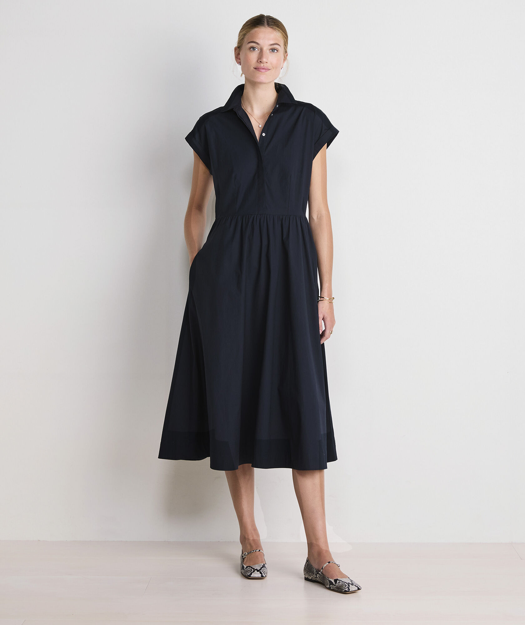 Pamela Poplin Shirtdress