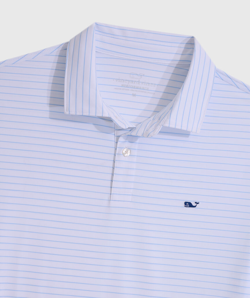 OUTLET Fairway Feeder Stripe Performance Polo