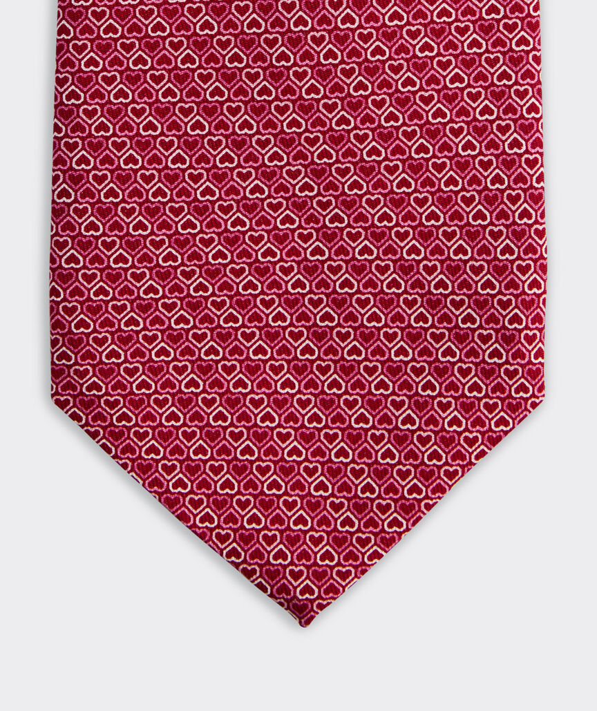 Hearts Silk Tie
