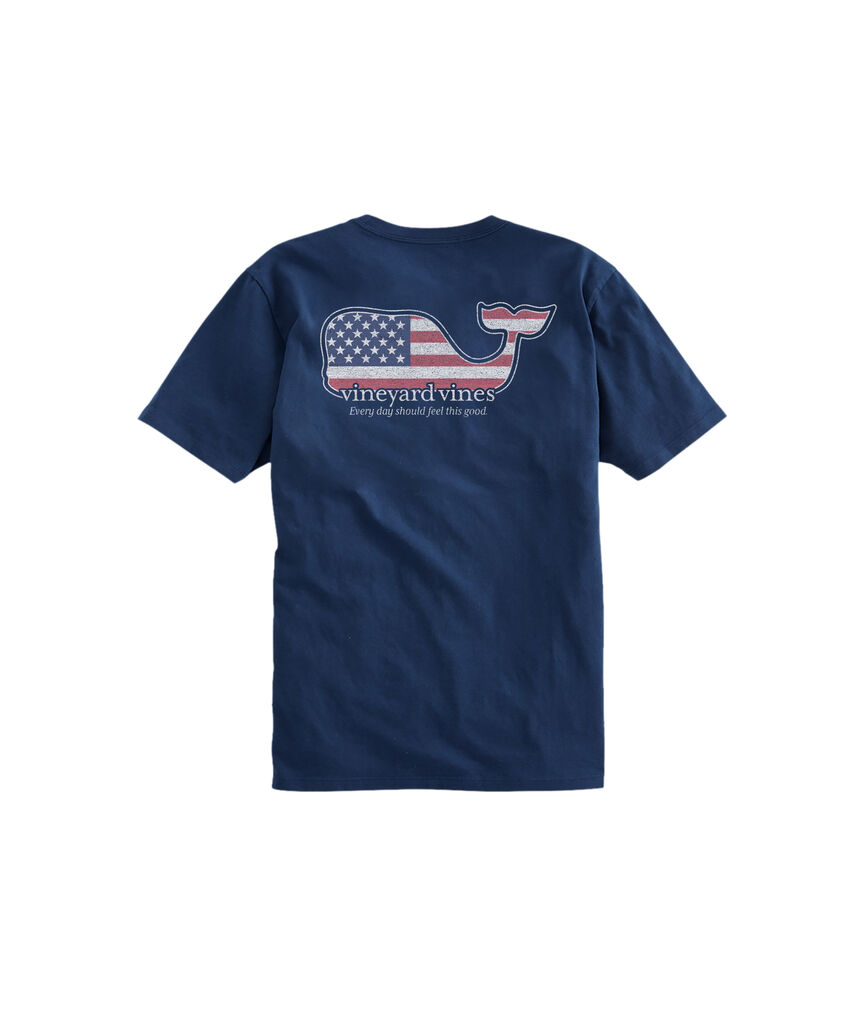 OUTLET VV Americana Whale Short-Sleeve Pocket Tee
