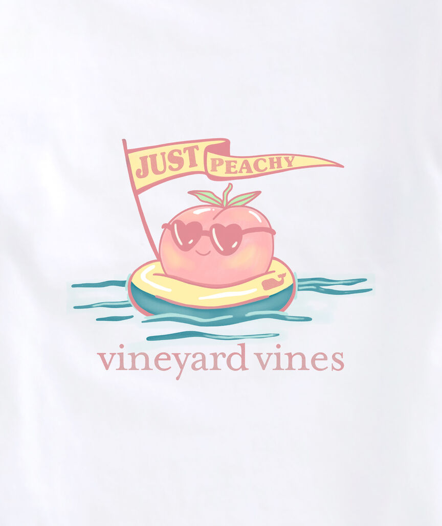 OUTLET Girls' Just Peachy Long-Sleeve Pocket Tee