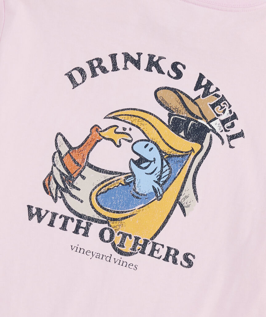 Drinks Well Short-Sleeve Pocket Tee