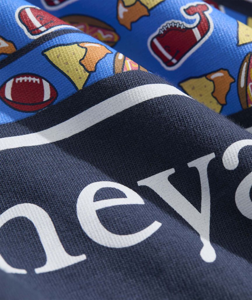 Boys' Game Day Football Whale Long-Sleeve Pocket Tee