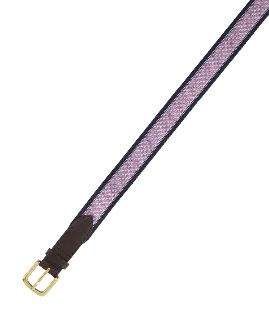 OUTLET Boys' Vineyard Whale Canvas Club Belt