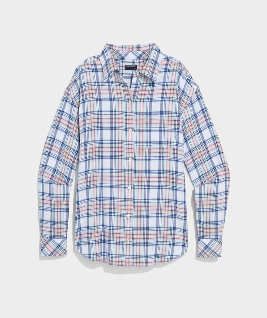 Birdie Flannel Button-Down