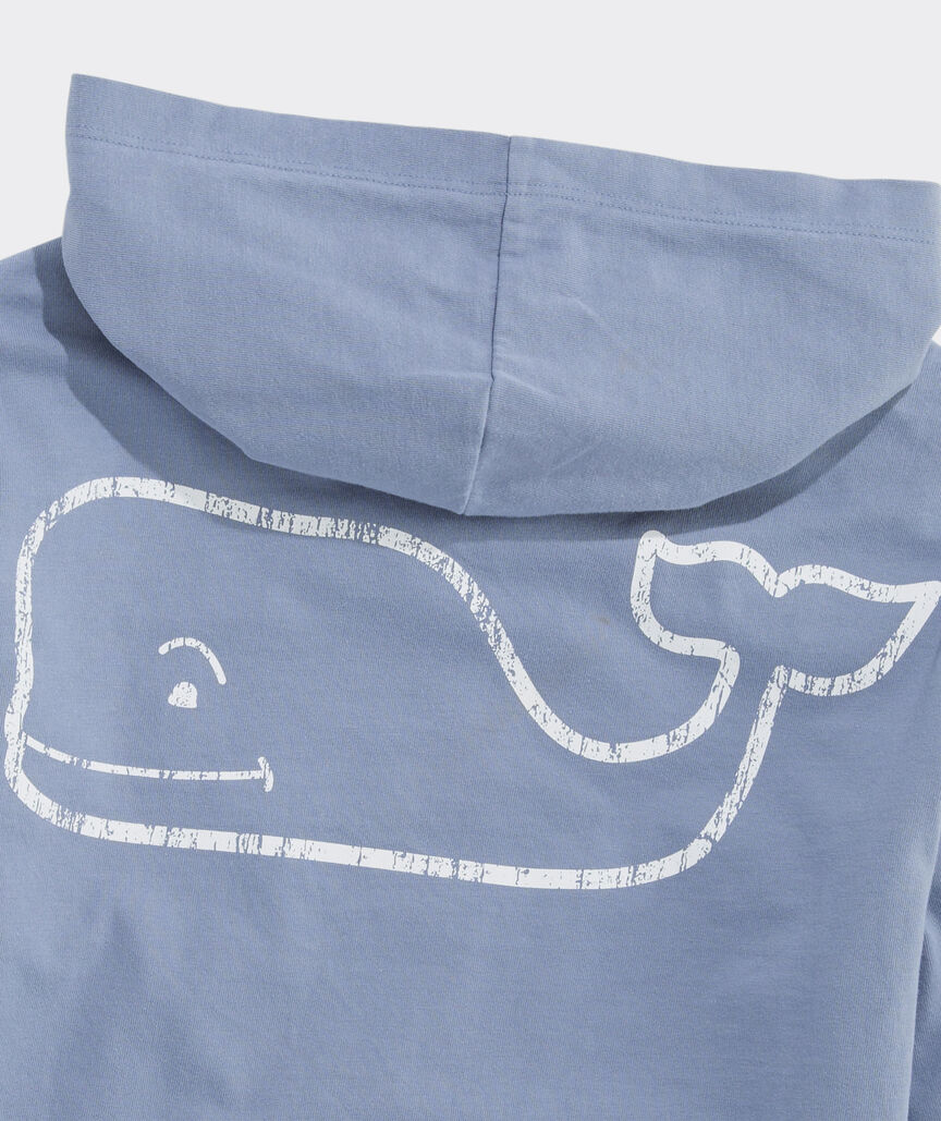 Boys' Vintage Whale Long-Sleeve Hoodie Tee