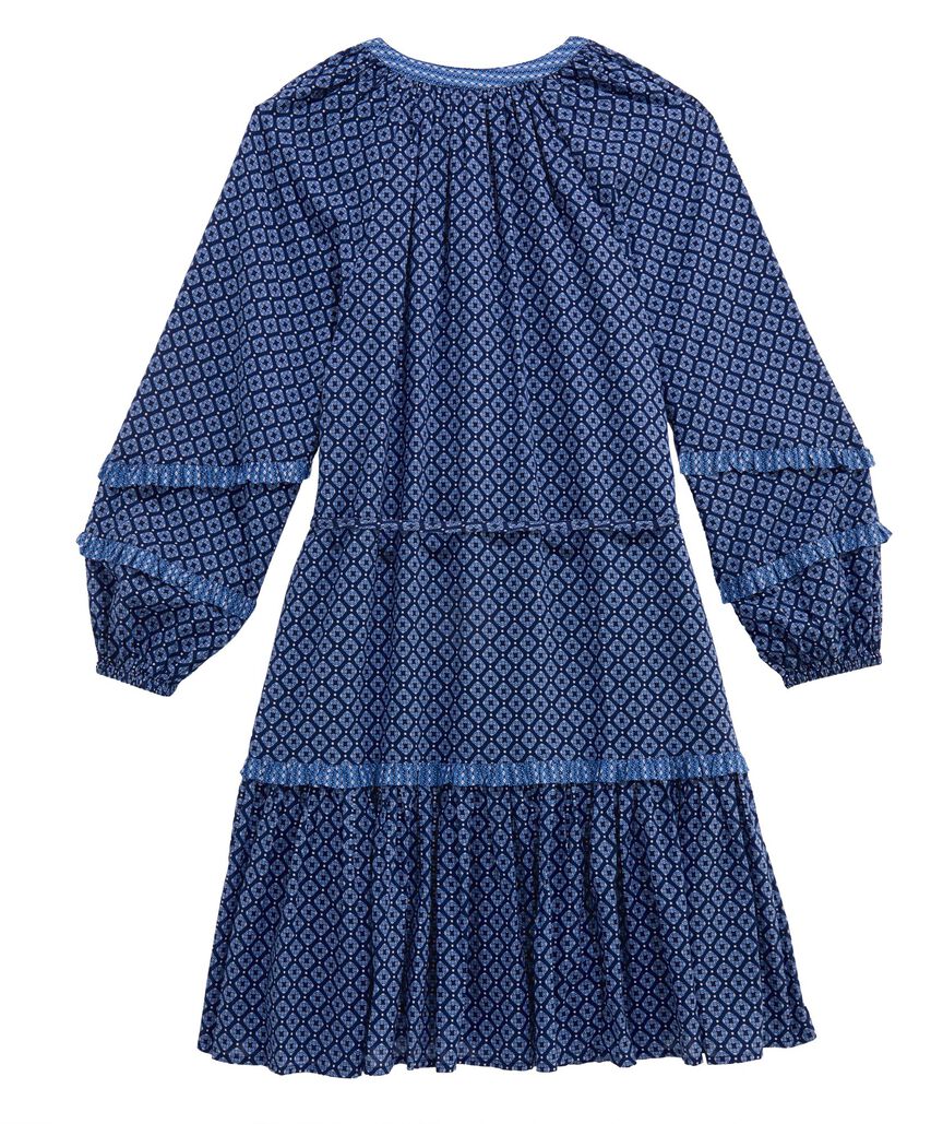 OUTLET Women's Chelsea Geo Ruffle Dress