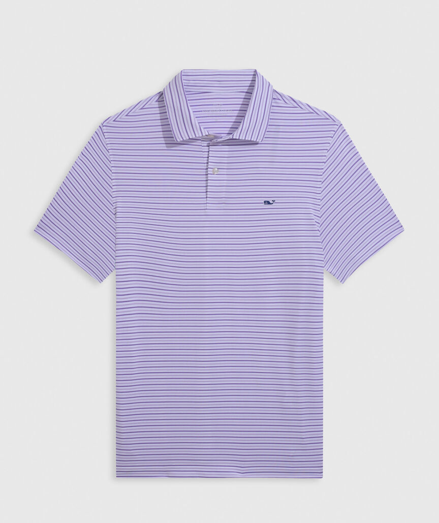 OUTLET Bradley Stripe Performance Polo