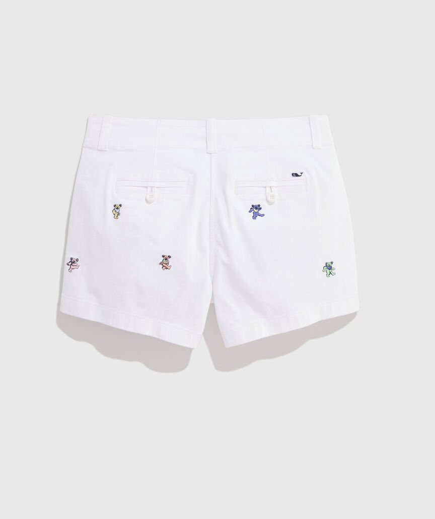 Women's Grateful Dead x vineyard vines 3 1/2 Inch Herringbone Every Day Shorts