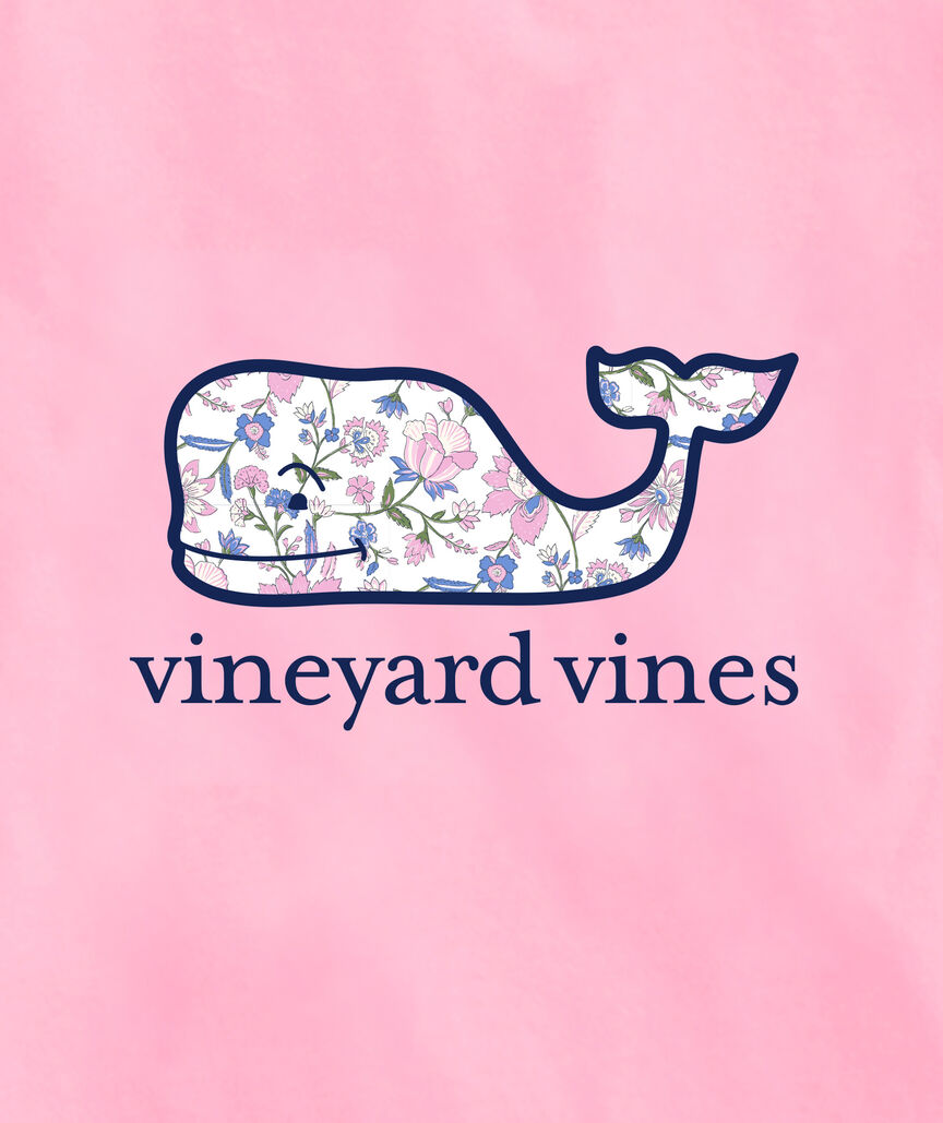 OUTLET Girls' Thalia Floral Whale Short-Sleeve Pocket Tee