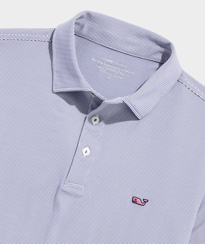 Anegada Stripe Sankaty Performance Polo