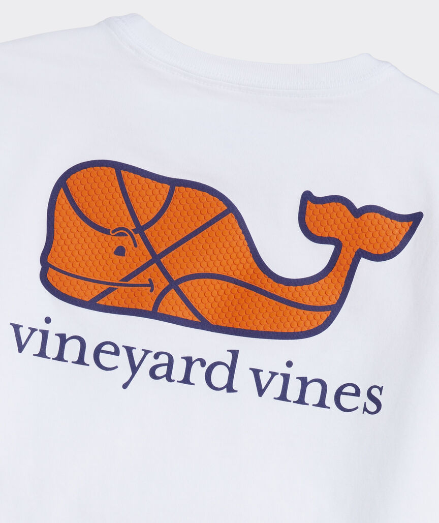 Boys' Basketball Whale Short-Sleeve Pocket Tee