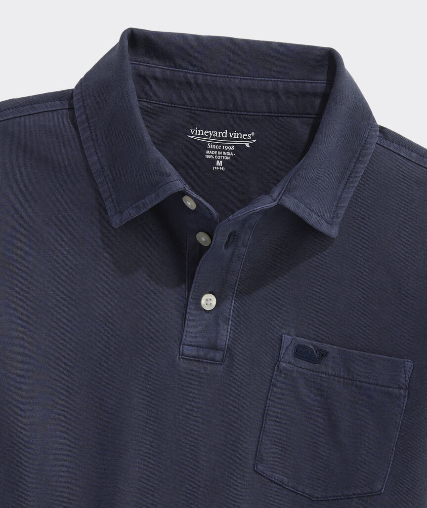 Boys' Long-Sleeve Surf Polo