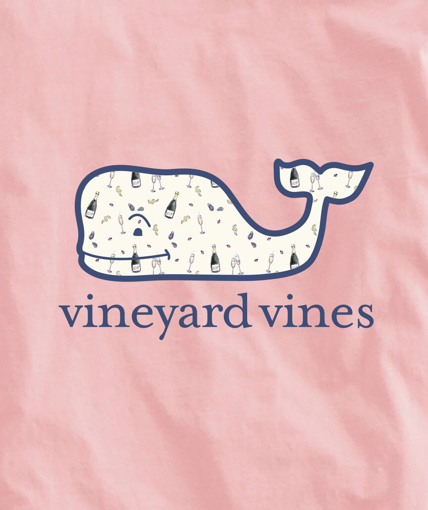 OUTLET Holiday Party Whale Long-Sleeve Pocket Tee