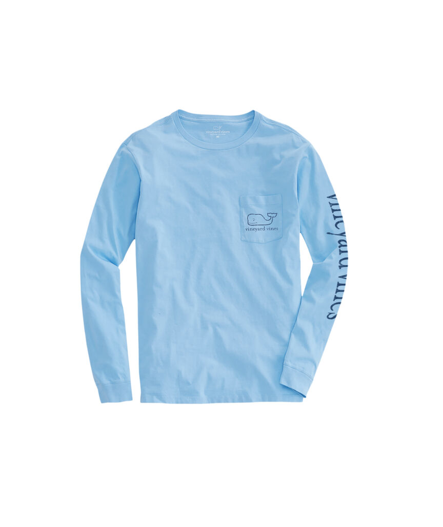 OUTLET Kids' Vintage Whale Long-Sleeve Pocket Tee