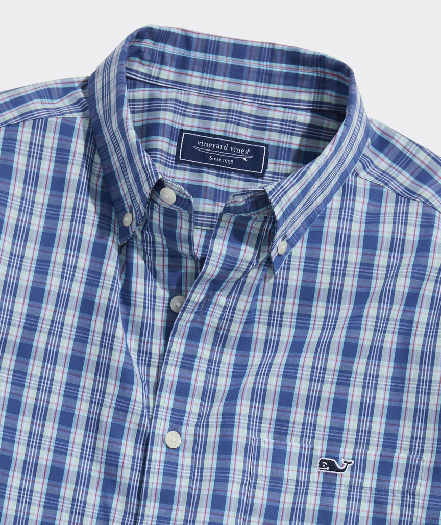 Wavecrest Plaid Perfect Wash Poplin Shirt