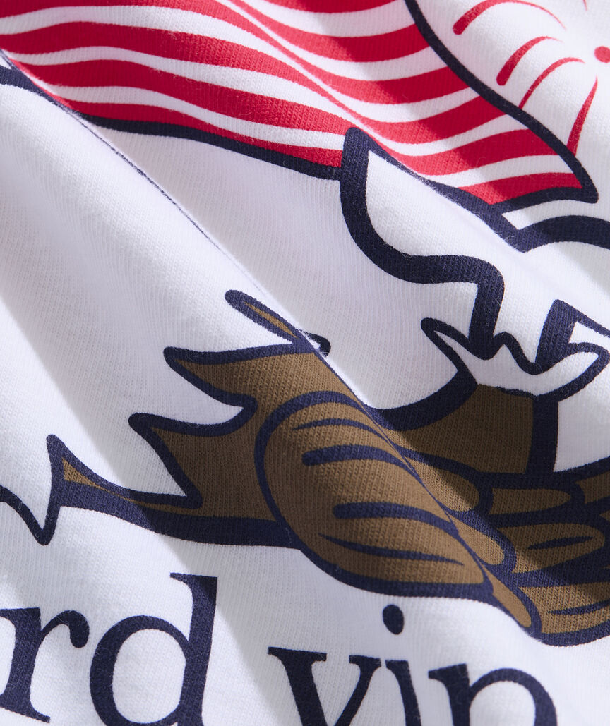 Boys' Bald Eagle Whale Short-Sleeve Pocket Tee