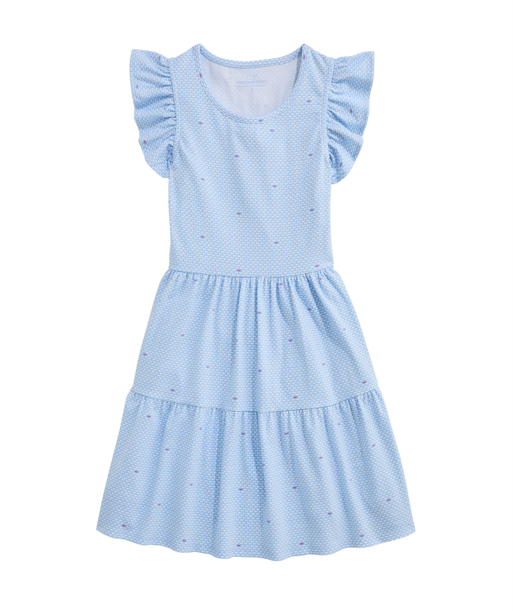 OUTLET Girls' Micro Whales Tee Dress