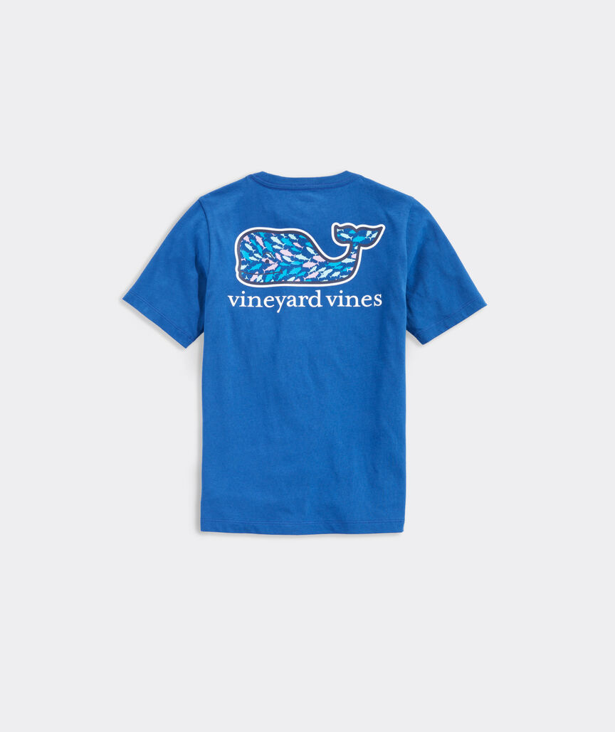 Boys' Fish Swirl Whale Short-Sleeve Pocket Tee
