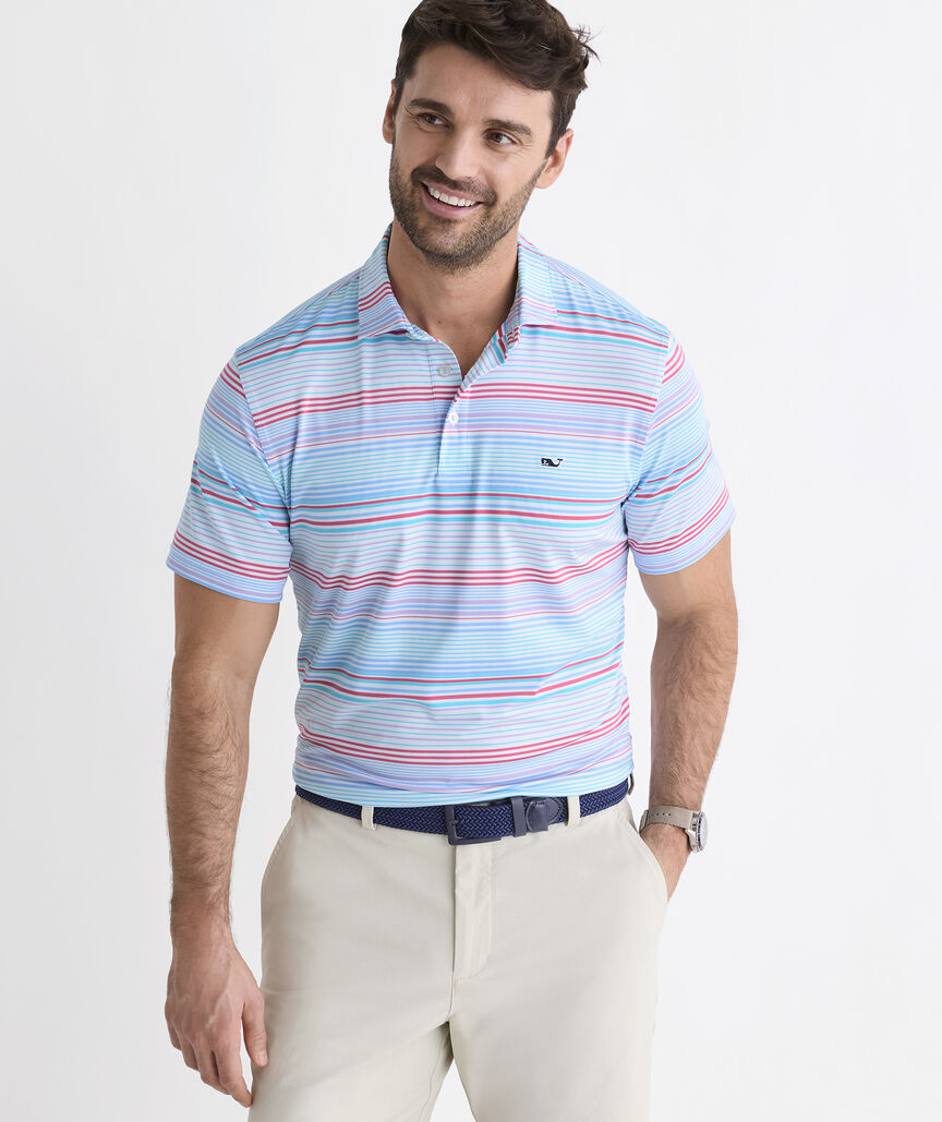Performance Conch Stripe Sankaty Polo