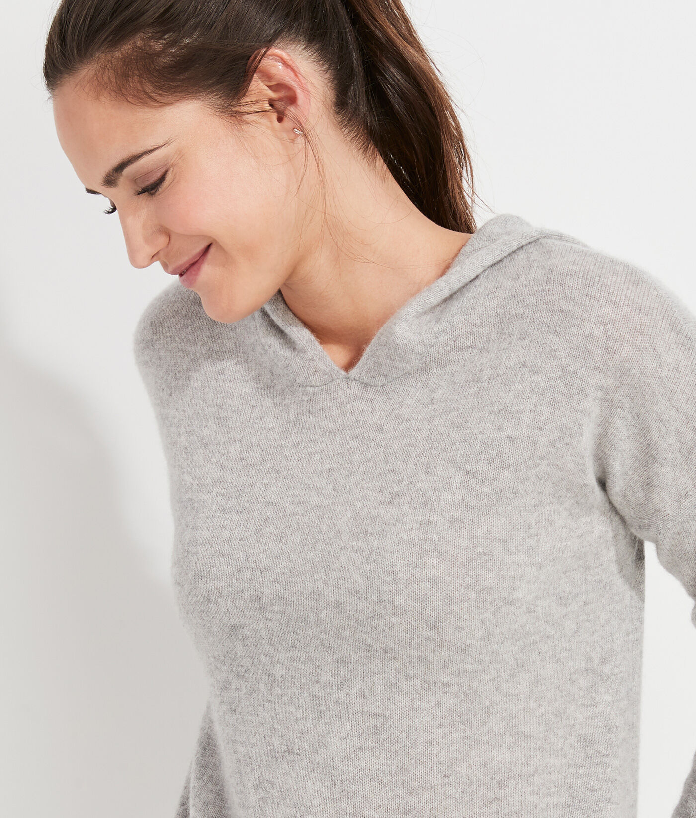 Shop Lofty Cashmere Hoodie Sweater at 