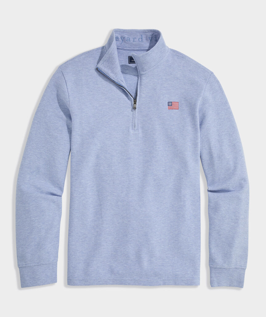 American Flag Saltwater Quarter-Zip