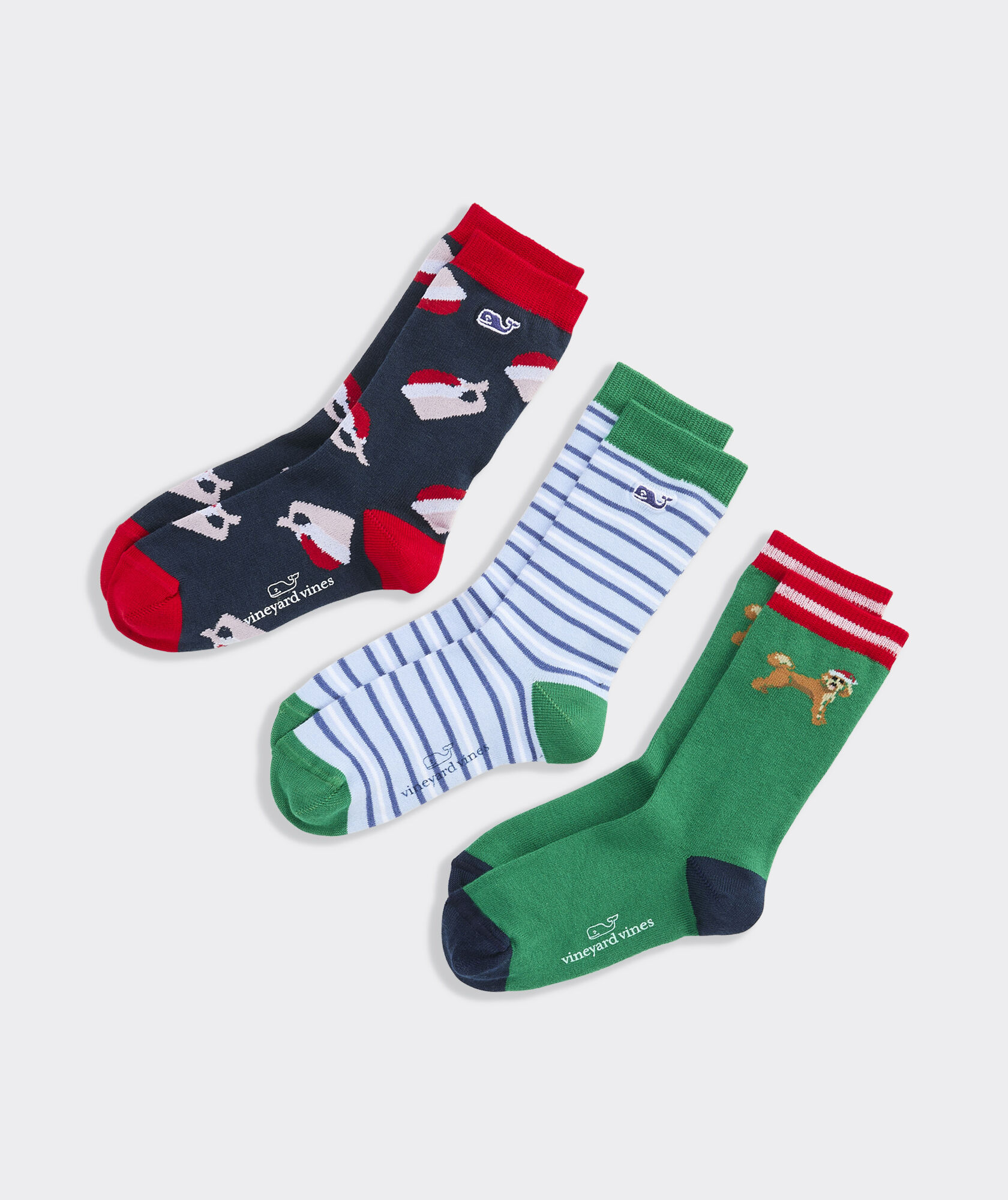 Boys Holiday Icon 3-Pack Socks