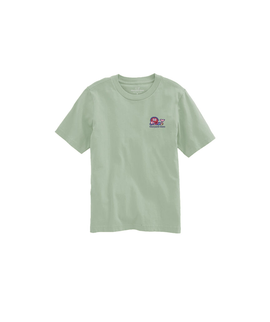 OUTLET Boys' Football Player Whale Short-Sleeve Pocket Tee